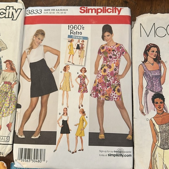 Sewing patterns x5 - Picture 5 of 6